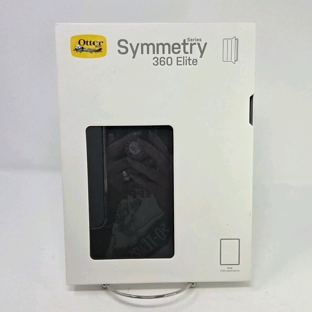OtterBox Symmetry 360 Elite Case for iPad 10th Gen Black - Slim Folio Cover